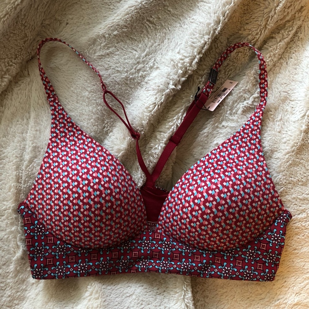 NWT Victoria's Secret Lightly Lined Plunge/Lounge Bra